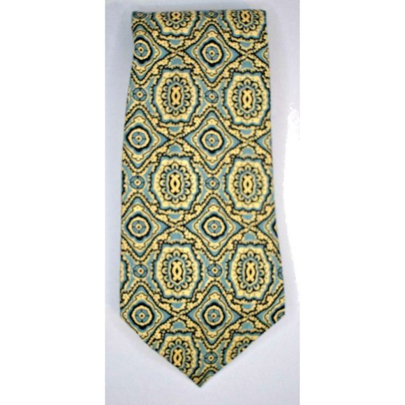 Polo Ralph Lauren Other - Polo Ralph Lauren Tie Yellow/Blue Silk 59" x 3 3/4"